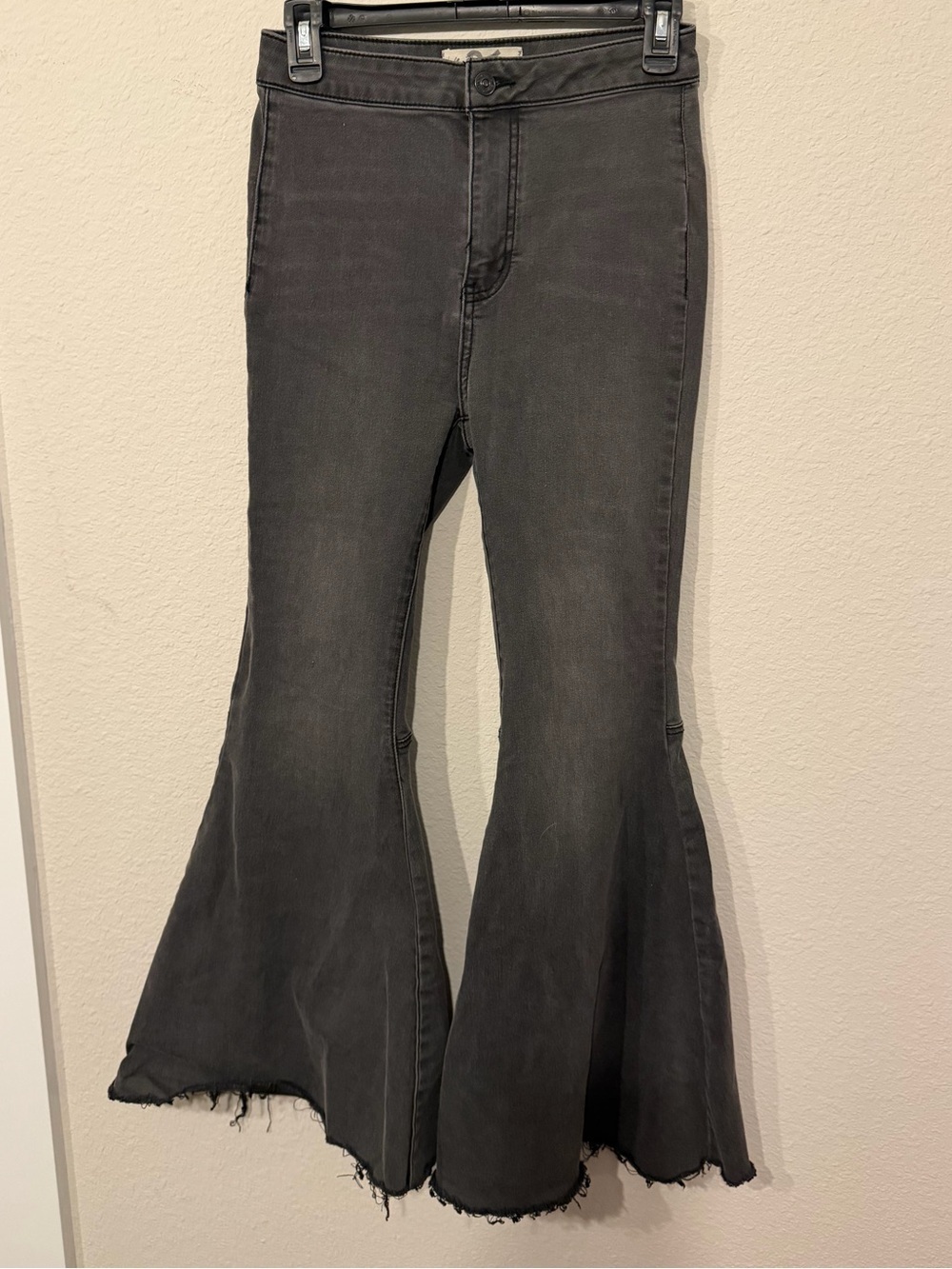 Free people we the people black bell bottom jeans size 26